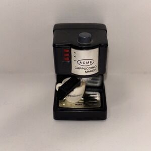 ACME Vintage 1996 Miniature Cappuccino Espresso Machine Fridge Magnet 90s Retro